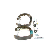Bosch Brake Shoe Set Axle Kit fits Toyota Yaris/Vitz 2001-2005 1.0 1.3 1.4