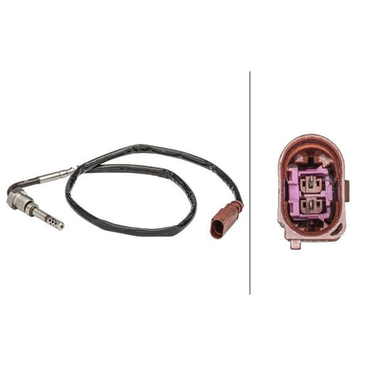 Hella Exhaust Gas Temperature Sensor before soot particulate filt fits VW Tiguan