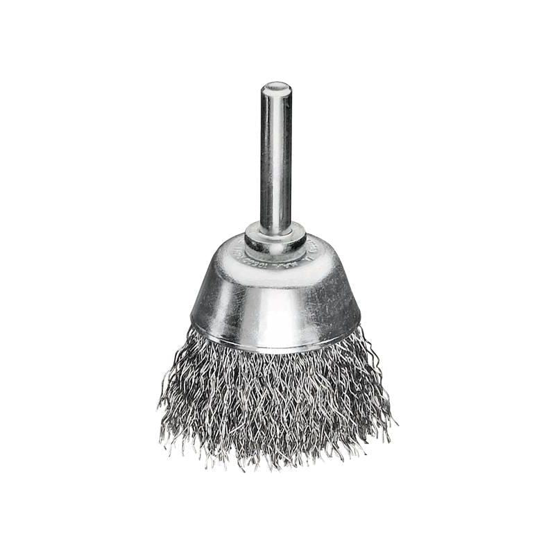 Lessmann Cup Brush with Shank D40mm x H15mm, 0.30 Steel Wire Lessmann - Dynamic Drive