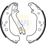NAPA Brake Shoe Set Axle Kit fits Fiat Doblo 2001 on 1.2