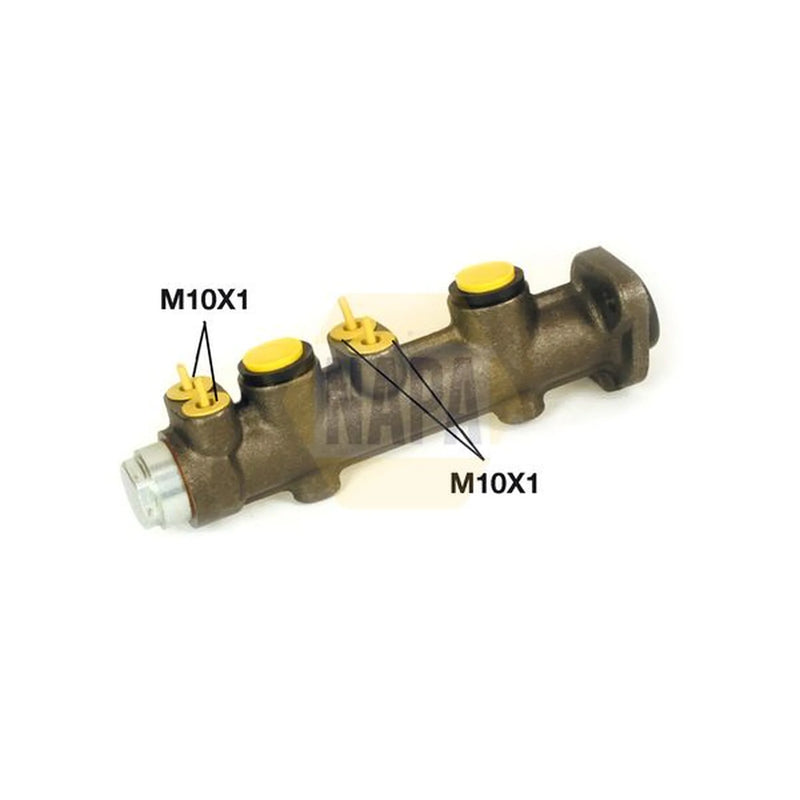 NAPA Brake Master Cylinder Hydraulic Assembly fits Fiat Cinquecento 1991-1999