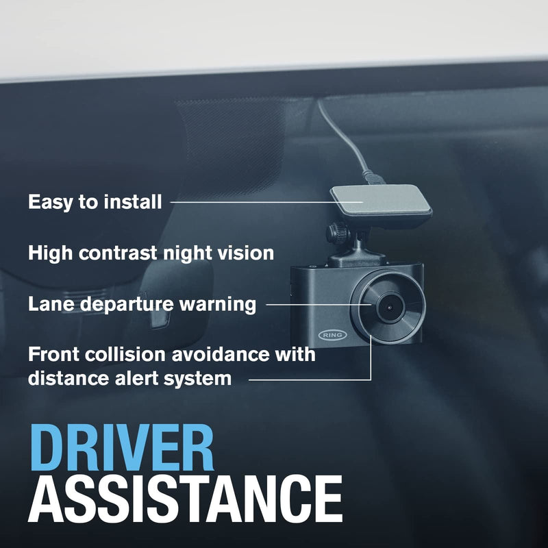 Ring Automotive - RSDC3000 Smart Dash Cam with GPS WiFi Full HD 1296p 30fps 2" S Ring Automotive - Dynamic Drive
