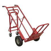 Sealey Sack Truck 3-in-1 with Pneumatic Tyres 250kg Capacity CST989 Sealey - Dynamic Drive