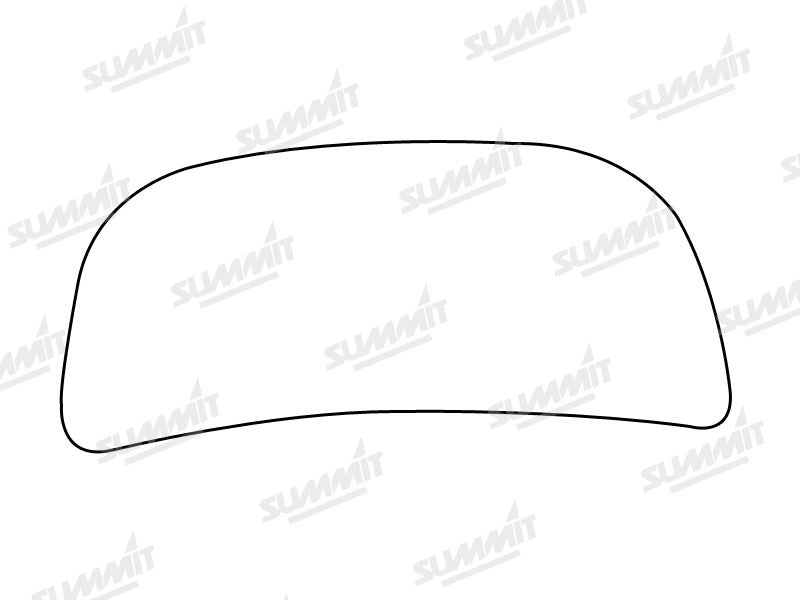 Summit Stick-On Commercial Lower Blind-Spot Mirror Glass fits Renault Traffic, Nissan Primastar, Vauxhall Vivaro LHS Summit - Bars 4 Cars