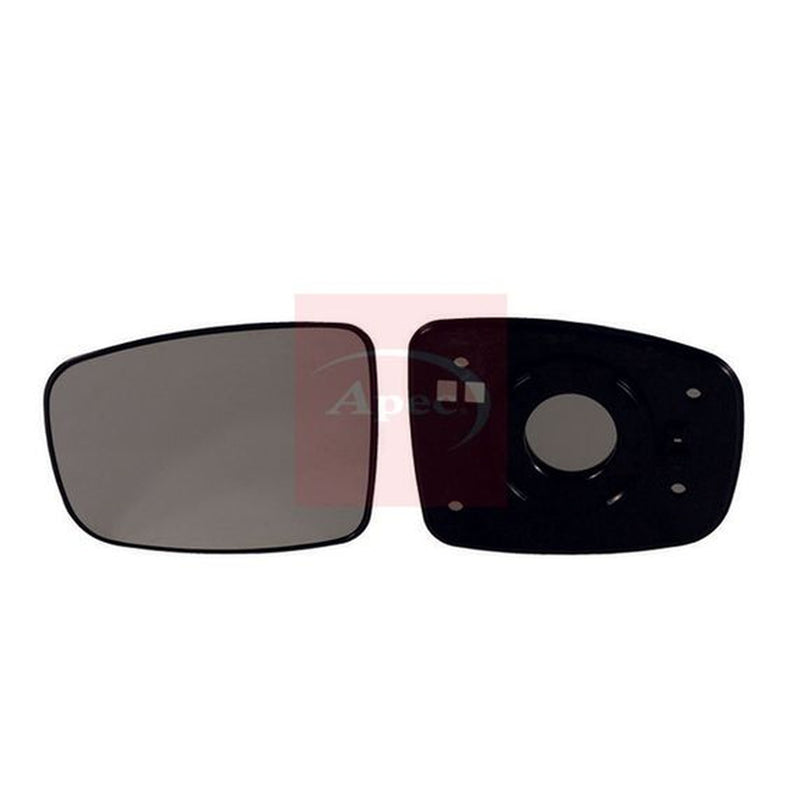 Apec Exterior Wing Mirror Glass Left fits Hyundai I10 I 2007-2013 1.1 1.2