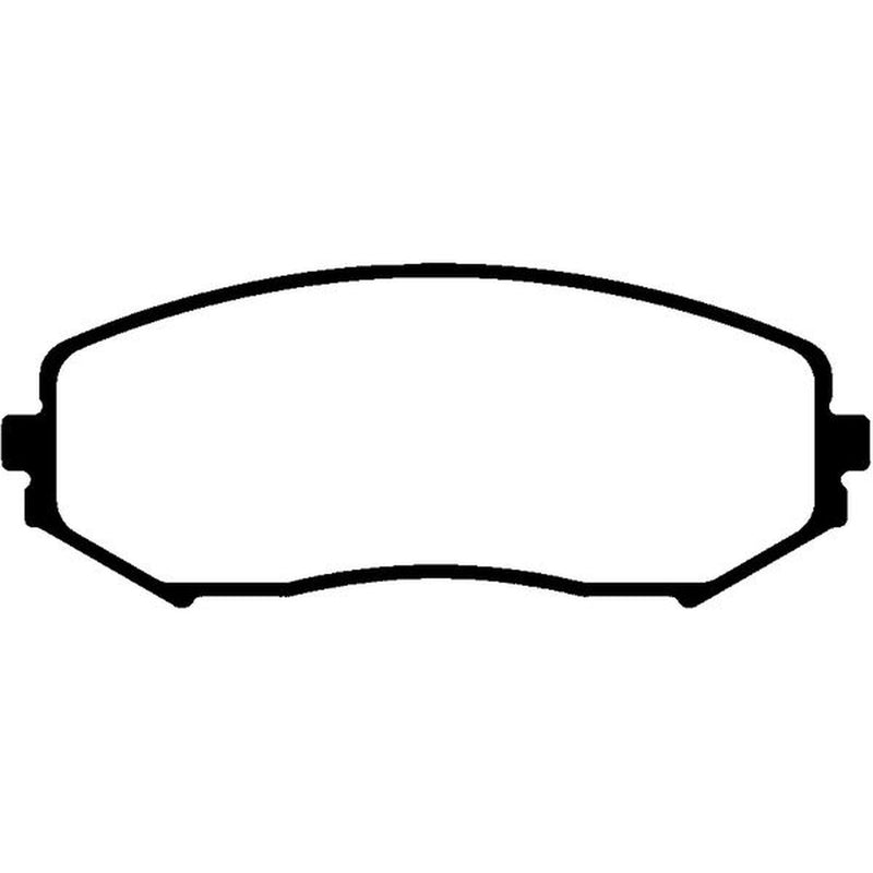 Abtex Front Brake Pad Set fits Suzuki Grand Vitara I 2001-2003 2.7