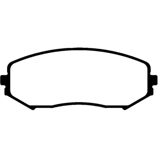 Abtex Front Brake Pad Set fits Suzuki Grand Vitara I 2001-2003 2.7