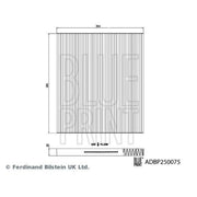 Blue Print Cabin Air Filter (Pollen Filter) fits Nissan Murano III 2016 on