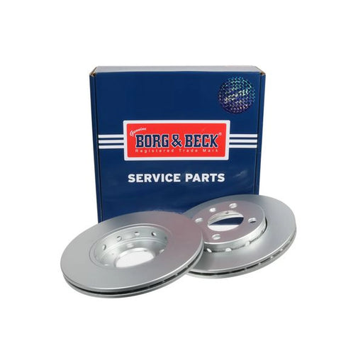 Borg & Beck Front Brake Vented Discs & Pads fits VW Polo III 1994-1999