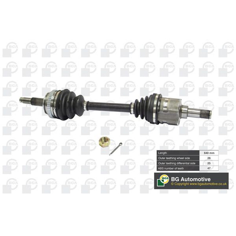 BGA CV Drive Shaft Driveshaft Front Left fits Chrysler Tacuma 1995-2001