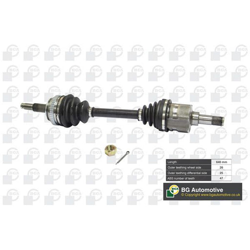 BGA CV Drive Shaft Driveshaft Front Left fits Chrysler Tacuma 1995-2001