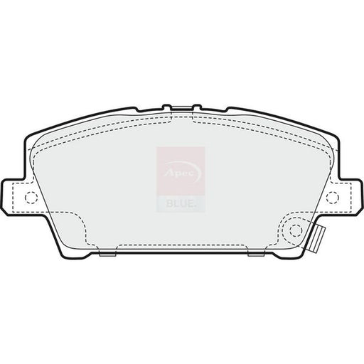 Apec Front Brake Pad Set fits Honda Civic VIII 2005-2012 1.4 1.8 2.2