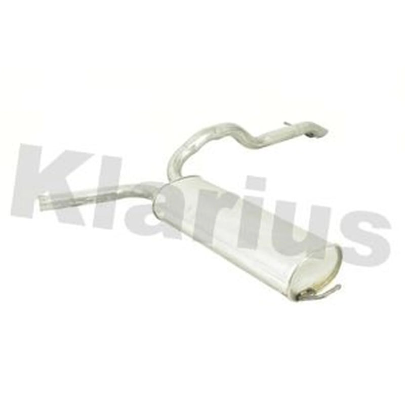 Klarius Box With Tail Pipe Rear fits Renault Trafic II 2006 on 2.0