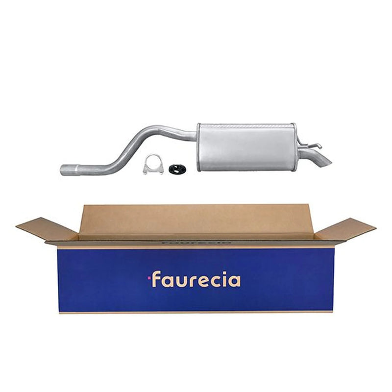 Hella End Silencer Rear fits Renault Twingo II 2007-2014 1.2