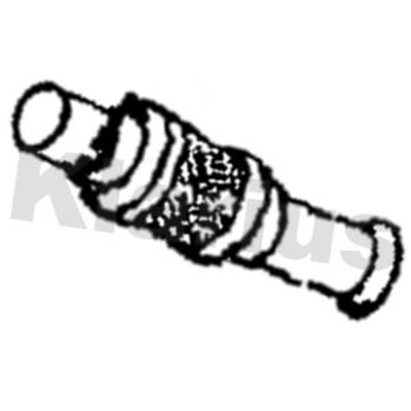 Klarius Exhaust Pipe OD fits Mercedes-Benz Sprinter 3,5-T 2009-2018