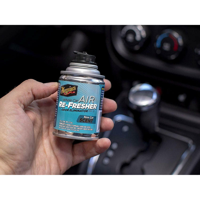 Meguiar's G16402EU Whole Car Air Re-Fresher Odor Eliminator New Car Scent 59ml Meguiars - Bars 4 Cars