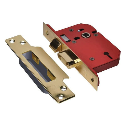 Union StrongBOLT 2203S 3 Lever Mortice Sashlock Polished Brass 68mm 2.5in Visi UNION - NN4 Online
