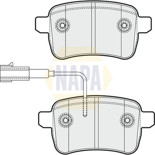 NAPA Rear Brake Pad Set NBP1544