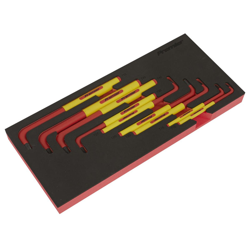 Sealey Premier Premier Insulated TRX-Star* Key with Tool Tray 9pc - VDE Approved Sealey Premier - Dynamic Drive