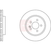 Apec 2 x Vented Brake Discs fits Mercedes-Benz M-Class 1998-2005
