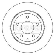 Borg & Beck Front & Rear Brake Discs & Pads fits Mazda 6 2018-2020 2.2
