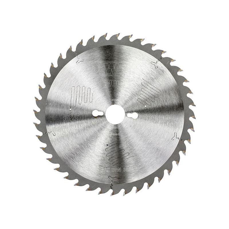 Dewalt Power Tools Series 60 Circular Saw Blade 250 x 30mm x 40T DeWALT Power Tools - Dynamic Drive