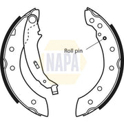 NAPA Brake Shoe Set Axle Kit NBS1021