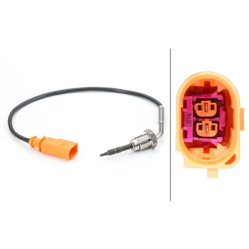 Hella Exhaust Gas Temperature Sensor after EGR cooler fits Audi A4 Allroad B8