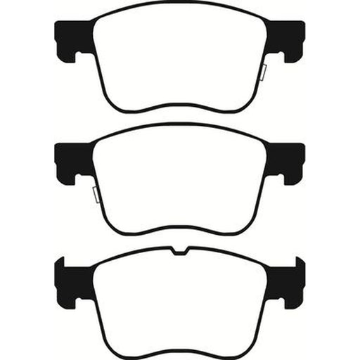 Abtex Front Brake Pad Set fits Ford Focus IV 2018-2025 1.0 1.5 2.0
