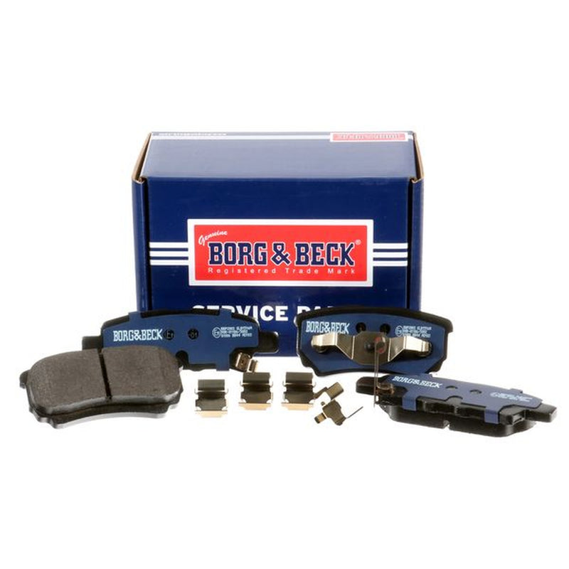 Borg & Beck Front & Rear Brake Discs & Pads fits Mitsubishi Outlander I