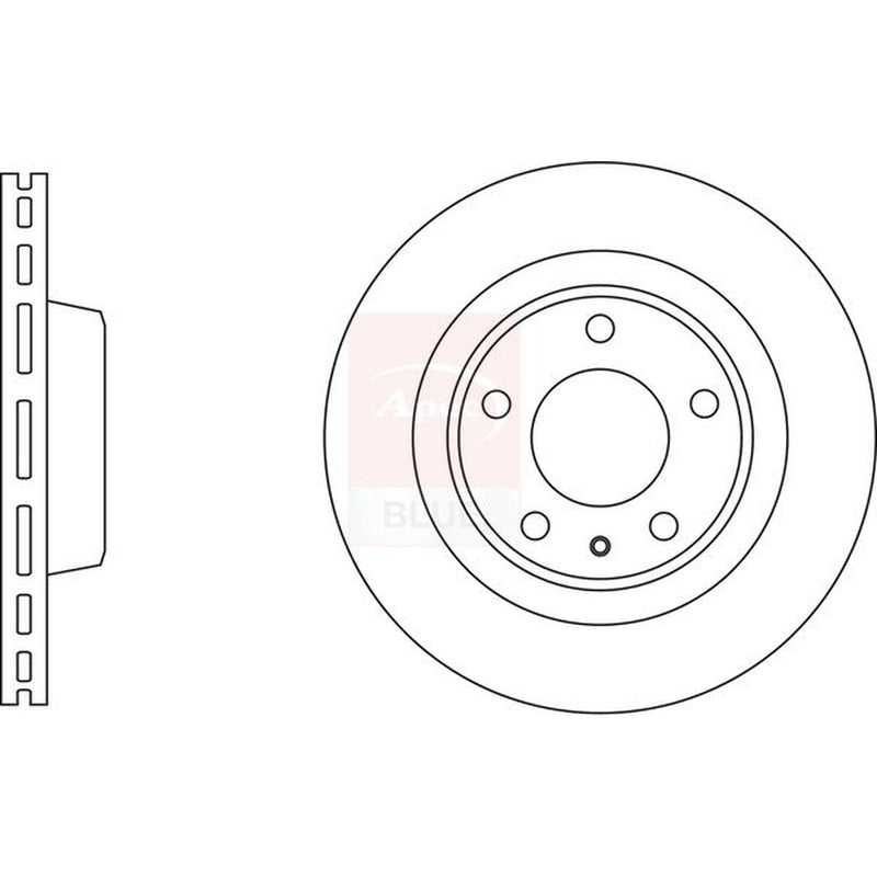 Apec Front Vented & Rear Vented Brake Discs & Pads fits Audi Q5 2012-2017 3.0