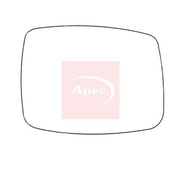 Apec Exterior Wing Mirror Glass Left fits Nissan X-Trail I 2001-2013 2.0 2.2 2.5