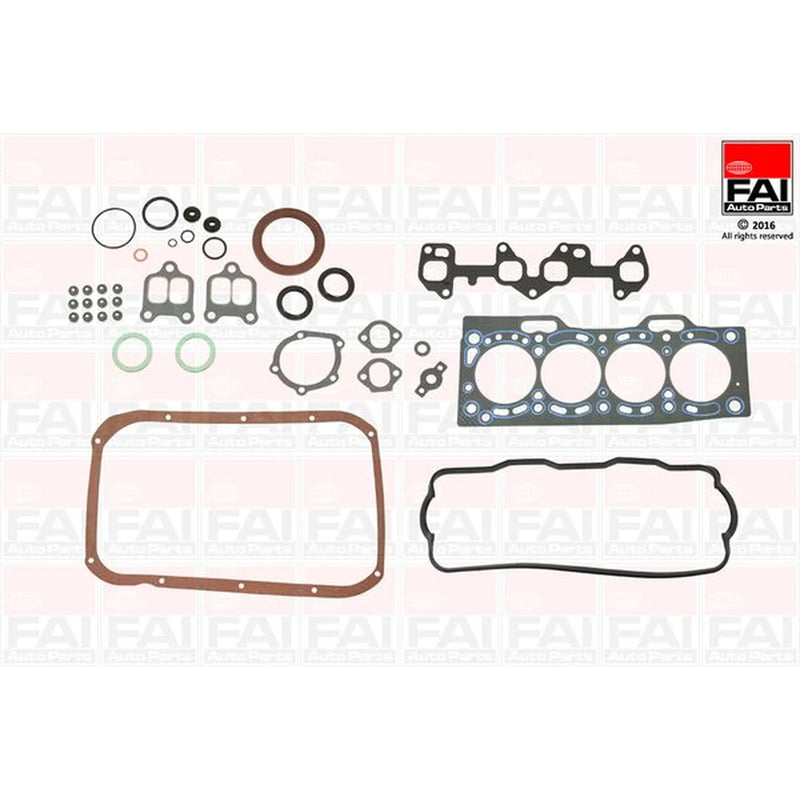 FAI Full Gasket Set fits Toyota Corolla 1984-2001 1.3