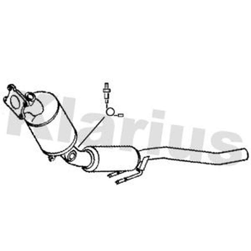 Klarius Catalyst Type Approved With Pipe fits VW Polo V 2014-2017 1.0