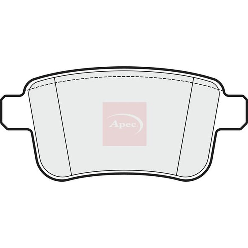 Apec Rear Brake Pad Set fits Nissan NV250 2019 on