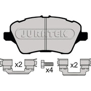 Juratek Front Brake Pad Set fits Ford B-Max 2012-2017 1.0 1.4 1.5 1.6