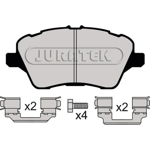 Juratek Front Brake Pad Set fits Ford B-Max 2012-2017 1.0 1.4 1.5 1.6
