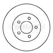 Borg & Beck Front Brake Vented Discs & Pads fits Jeep Cherokee 1990-2001 4.0