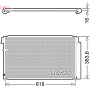 Denso Air Conditioning Condenser DCN40011