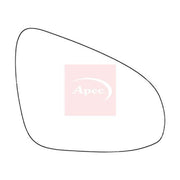 Apec Exterior Wing Mirror Glass Right fits Citroën C1 II 2014-2021 1.0 1.2