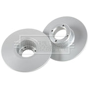 Borg & Beck Front Brake Solid Discs & Pads fits Austin Mini II 1969-1980 1.3