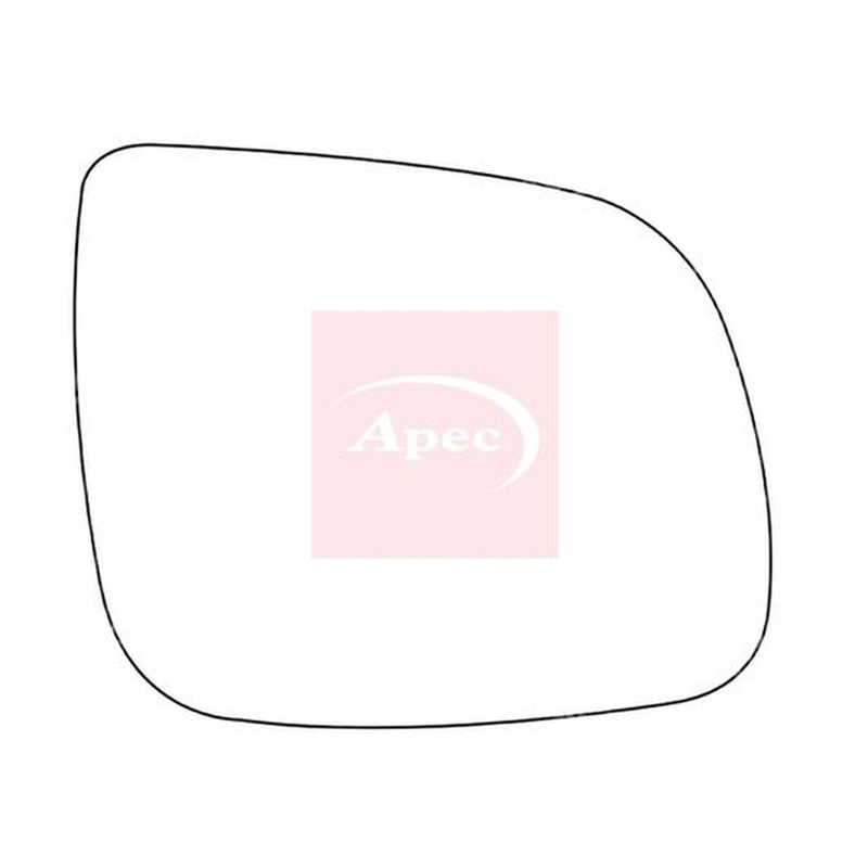 Apec Exterior Wing Mirror Glass Right fits Audi Q5 2012-2017 2.0