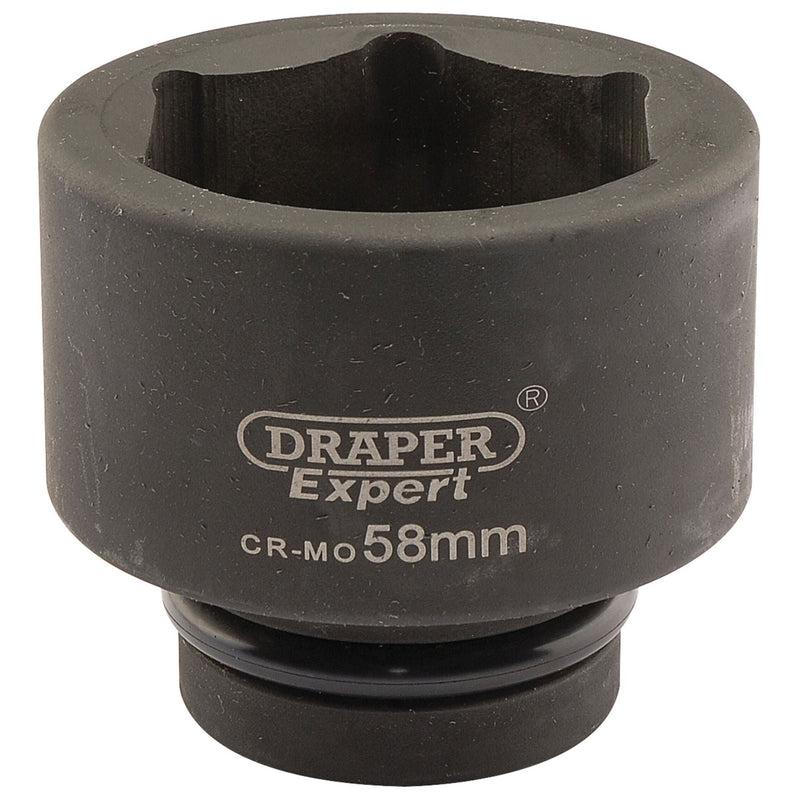 Draper Expert HI-TORQ 6 Point Impact Socket, 1" Sq. Dr., 58mm 05128 Draper - Dynamic Drive