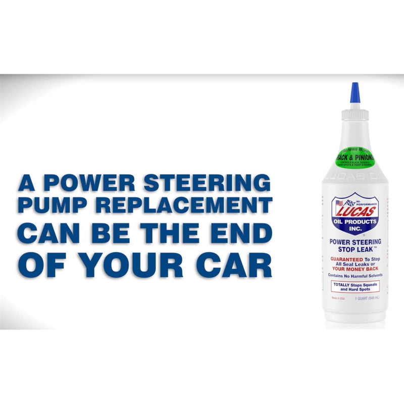 Lucas Oil Power Steering Stop Leak Fix Rack/Box Fluid Seal 946Ml Lucas Oil - Dynamic Drive