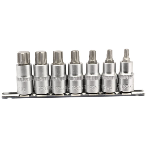 Draper TX-STAR Plus Socket Bit Set, 1/2" Sq. Dr., 55mm (7 Piece) Draper - Dynamic Drive