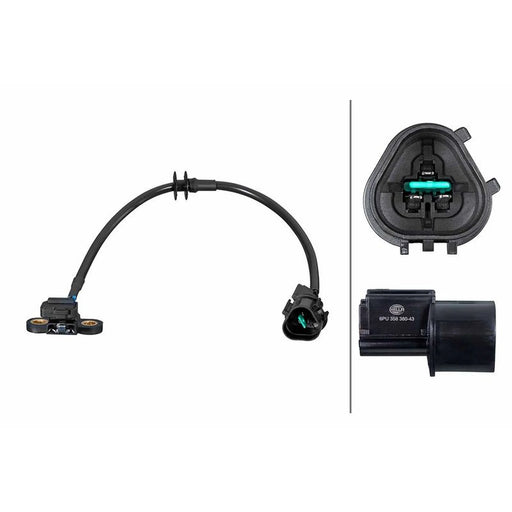 Hella Crankshaft Position Sensor 6PU 358 380-431