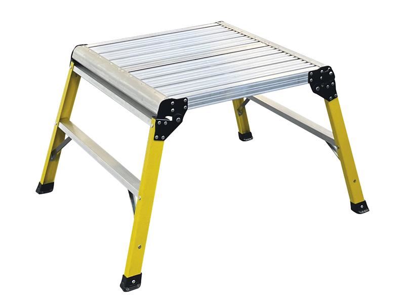 Zarges Fibreglass Hop-up Work Platform 600 x 600mm Zarges - Dynamic Drive