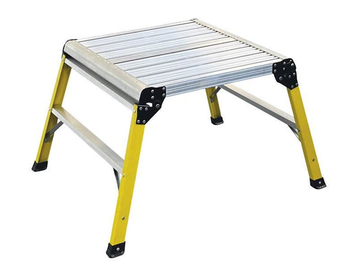 Zarges Fibreglass Hop-up Work Platform 600 x 600mm Zarges - Dynamic Drive