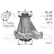 Apec Engine Cooling Water Pump AWP1303