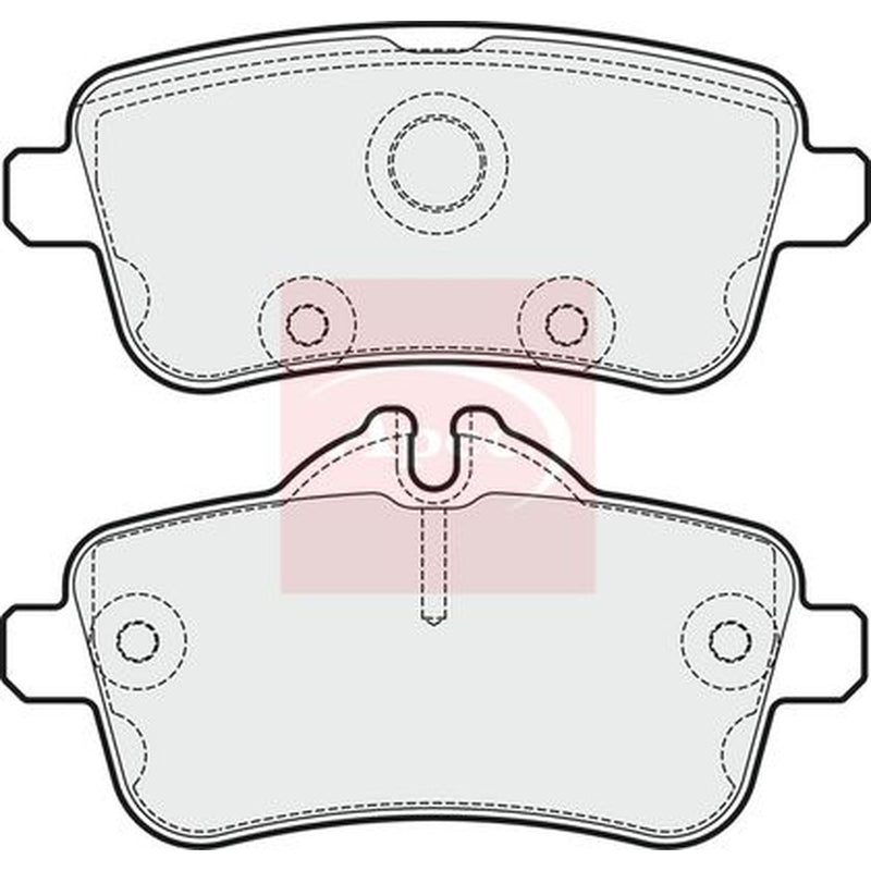 Apec Front / & Rear / Brake Discs & Pads fits Mercedes-Benz Gle 2015-2019